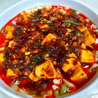 麻婆豆腐うどん＠自宅